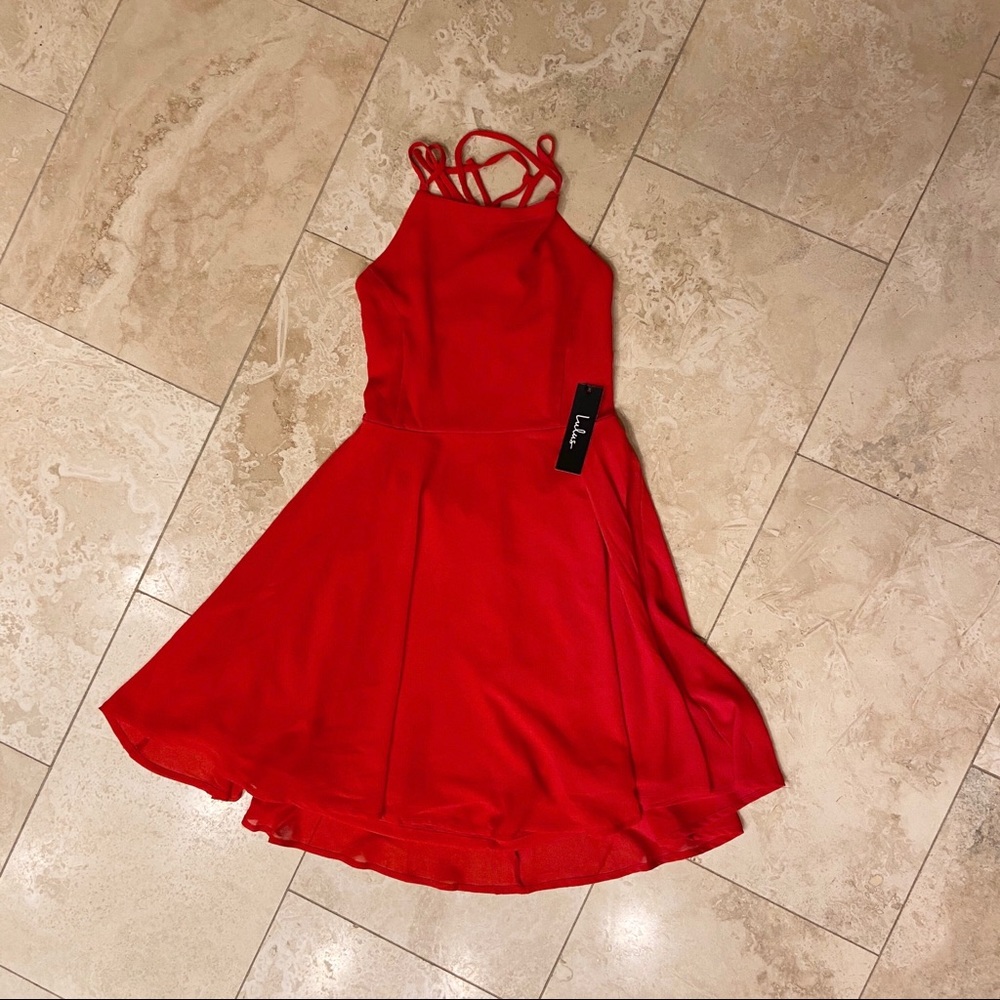 Strappy Red Dress